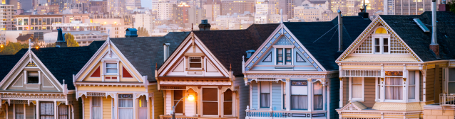 San Francisco colourful houses